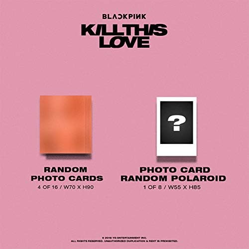 YG Entertainment [רשמי] בחר אלבום מיני BlackPink 2nd Mini [Kill This Love] CD+The Box עבור CD+Photobook+The
